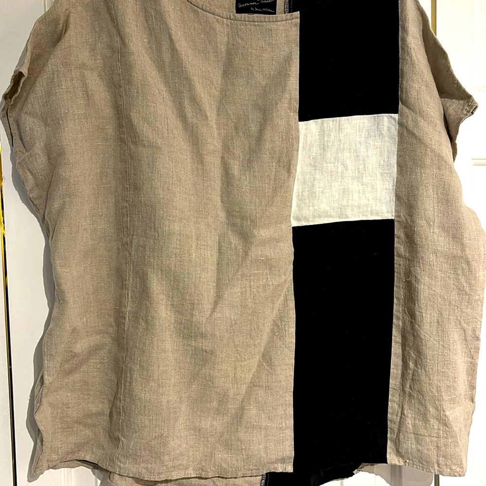 Linen color-block 🔝